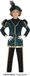 Guirca Pietenpak | Pietje Piet Groen | Garçon | 3 - 4 ans | Sinterklaas | Déguisement | Polyester | Vert, Noir | Unisexe | Enfants