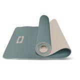 Liveness Yoga Mat Dual Color - 6 mm - Groen/Zand