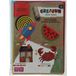 Top1Toys Knutselset A4 vellen vilt/foam/glitter/transparant