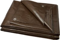 Garronda Afdekzeil – 5x8 m Bruin