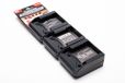 StealthMounts BM-EO18-BLK-6 Accuhouders voor Ozito/Einhell 18v | Zwart | 6 stuks