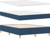 vidaXL Boxspringbed met hoofdeinde, blauw, 200 x 140 cm, stof