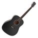 Gear4music Dreadnought Akoestische Gitaar, Zwart