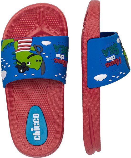 Chicco - Meisje - Slippers voor Strand en Zwembad - Maat 29 - Blauw - Synthetisch - Kinderen - Lente/Zomer 2024