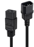 Lindy 30492 electriciteitssnoer Zwart 3 m IEC C14 IEC C19