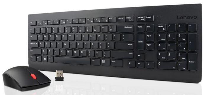 Lenovo 4X30M39497 - Draadloos toetsenbord met muis - US QWERTY - Zwart