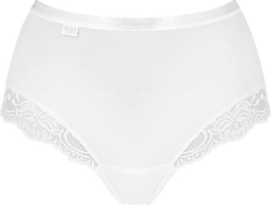 sloggi Romance Dames Maxi slip met kant - Wit - Maat 44 (XXL)