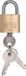 BLACK+DECKER Hangslot met Sleutel - 30mm - Massief Messing