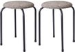 Home & Styling Bijzet krukje Tweed melange - Set van 2