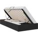 Prolenta Maison Exclusive Lit Ottoman exclusif, structure noire, 90 x 190 cm, revêtement en velours