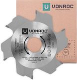 VONROC Zaagblad voor lamellenfrees - 100 x 22mm - 6 tanden - 3,92mm dik