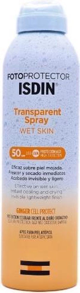 ISDIN Fotoprotector Transparent Spray Wet Skin Spf50 250ml