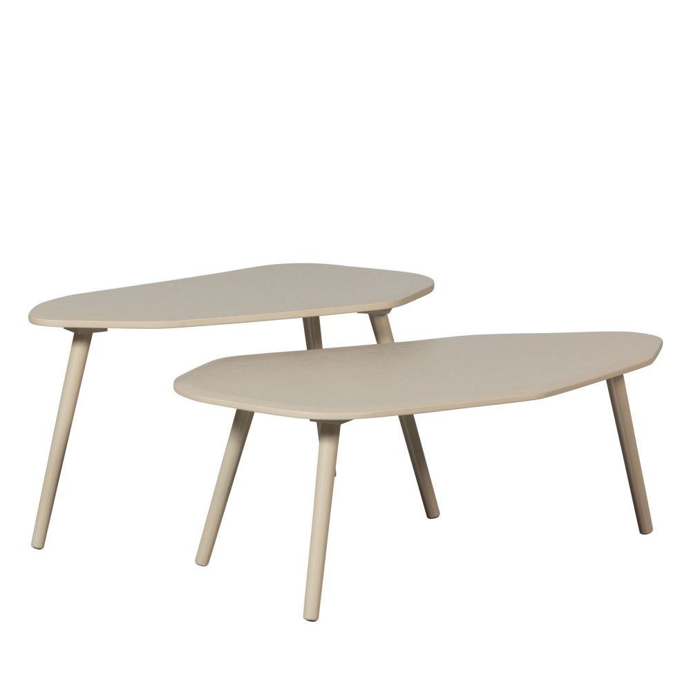 Drawer WOOOD Davina Side Tables - MDF - Dust - 40x90x50