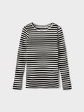 NAME IT KIDS NKFSURAJA XSL TOP - Zwart/Offwhite - Maat 146/152 - Herfst/Winter 2023