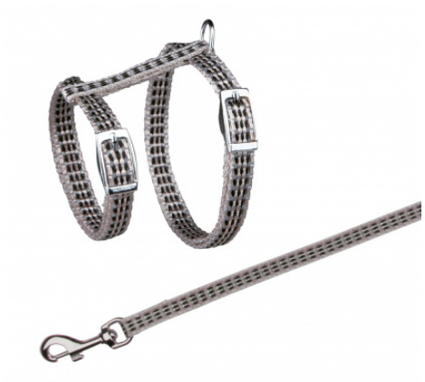 TRIXIE 4184 - Nylon Halsband - Reflecterende Strepen - Verstelbaar - Diverse Kleuren