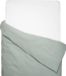 Sevira Kids housse de couette en gaze de coton - Vert de cuivre 100x140 cm