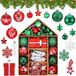 Unyqoos® Set van 70 Christbaumkugeln mit Aufhängesystem für stimmungsvolle Dekoration