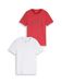 Tom Tailor - Basic T-shirt in een set van 2 - Maat 164 - fresh cardinal red