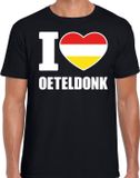 Bellatio Decorations Shoppartners Bv Carnaval t-shirt I love Oeteldonk voor heren - Zwart - Maat M