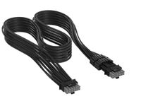 CORSAIR Elite Premium Individueel Omhulde PCIe 12V-2x6 naar PCIe 12V-2x6 600W PSU-Kabel