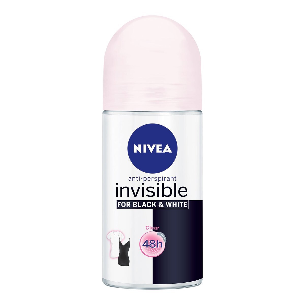 Nivea deoroller Invisible Black & White Clear (50 ml)