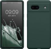 kwmobile telefoonhoesje geschikt voor Google Pixel 7a - Hoesje met siliconen coating - Smartphone case in blauwgroen