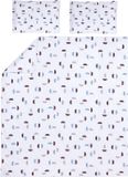 Meyco Home Dekbedovertrek Shapes Lilac 200 x 200 / 220 cm