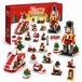 Jojoy - Calendrier de l'Avent Blocs de Construction - Calendrier de l'Avent de Noël 12 Jours - Mini Blocs de Construction - Jouets de Construction pour Enfants - Cadeau de Noël - BRICKVENT
