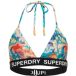 Superdry Triangelbikinitop met logo Dames Badpakken