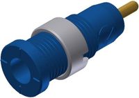 SKS Hirschmann MSEB 2630 S 1,9 Au Connecteur de laboratoire de sécurité, femelle Bus, montage vertical Broche-Ø : 2 mm Bleu 1 pièce(s)