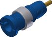 SKS Hirschmann MSEB 2630 S 1,9 Au Connecteur de laboratoire de sécurité, femelle Bus, montage vertical Broche-Ø : 2 mm Bleu 1 pièce(s)
