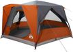 vidaXL Tunneltent 7-persoons Grijs en Oranje