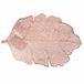 Villa d'Este Home Tivoli Placemat goud 45 x 30 cm bloemendecor gouden bloem
