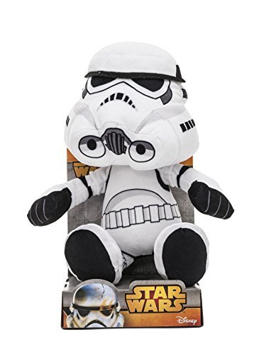 ToyJoy 1400621 25 cm Star Wars Storm Trooper Velboa Fluwelen Pluche Speelgoed in Display Box