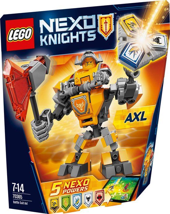 LEGO NEXO KNIGHTS 70365 Strijdharnas Axl