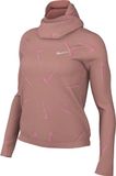 Nike Dames trainingsjack met dri-fit capuchon Nike Swoosh Print Pacer
