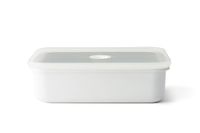 Honeyware voorraaddoos/boterdoos/mini-ovenschaal, plat, met deksel, rechthoekig