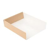 200 Thepack 200 stuks - verschillende toepassingen 220 g/m2 15 x 12 x 3,5 cm natuurlijk karton nano-micro