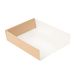 200 Thepack 200 stuks - verschillende toepassingen 220 g/m2 15 x 12 x 3,5 cm natuurlijk karton nano-micro