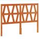 Tête de lit cirée marron 160 cm bois massif de pin