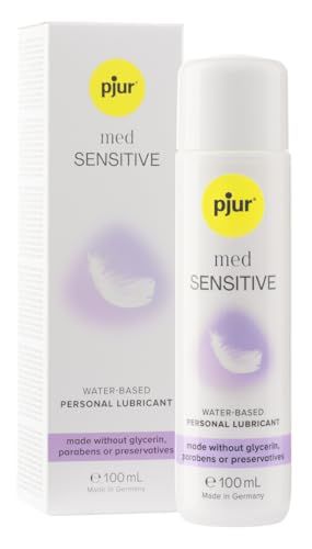 pjur med SENSITIVE (100ml) - Medische glijgel op waterbasis - 100% zonder toevoegingen - voor zeer gevoelig slijmvlies