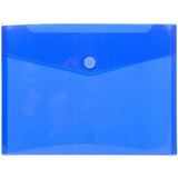 Exacompta Documentmap 56422E A4 Klittenbandsluiting PP (Polypropeen) Staand en Liggend 24,5 (B) x 33,5 (D) x 1,2 (H) cm Blauw 5 Stuks