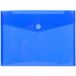 Exacompta Documentmap 56422E A4 Klittenbandsluiting PP (Polypropeen) Staand en Liggend 24,5 (B) x 33,5 (D) x 1,2 (H) cm Blauw 5 Stuks
