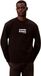 Calvin Klein Heren LS 350FLEECE RETRO GRAPHIC CREWN LV04LE250G, Zwart, M