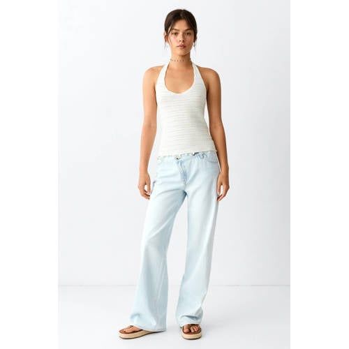 MANGO TEEN baggy jeans - lichtblauw