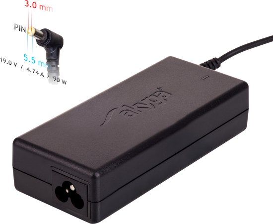Akyga Laptop Oplader Akyga AK-ND-27 90W Zwart