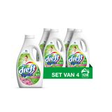 Dreft Vloeibaar Wasmiddel Touch of Pink 32 Wasbeurten - 4 x 1,4 liter - Voordeelverpakking