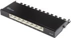 Good Connections CAT6a Gigabit Desktop Patch Panel 0,5U met 8 poorten - afgeschermd / zwart