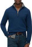 Superdry Wool Blend Half Zip Sweater Heren - Maat L