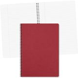 Clairefontaine 781452C Collectie Nomaddict (ex Age Bag) Spiraalschrift Rood - A4 21x29,7 cm - 100 Pagina's Gelijnd met Kantlijn - Wit Papier 90 g - Omslag Glanskarton met Lederkorrel